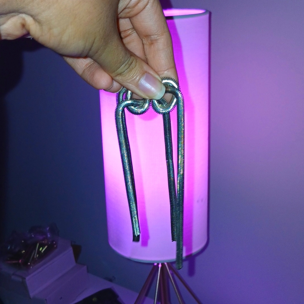 Silver earrings - Picture 3 of 3